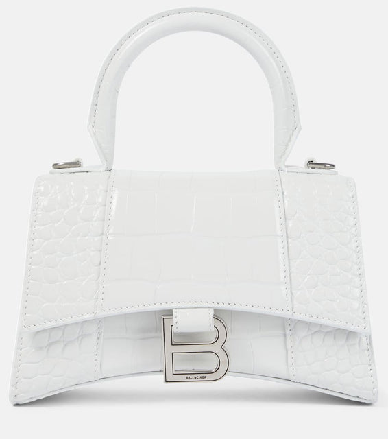 Balenciaga Hourglass XS leather crossbody bag. Shop Balenciaga Shoulder Bags for women now.