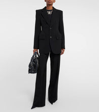 Balenciaga Hourglass chalk stripe wool blazer