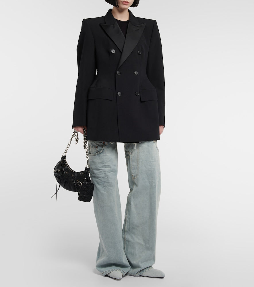 Balenciaga Hourglass double-breasted wool blazer