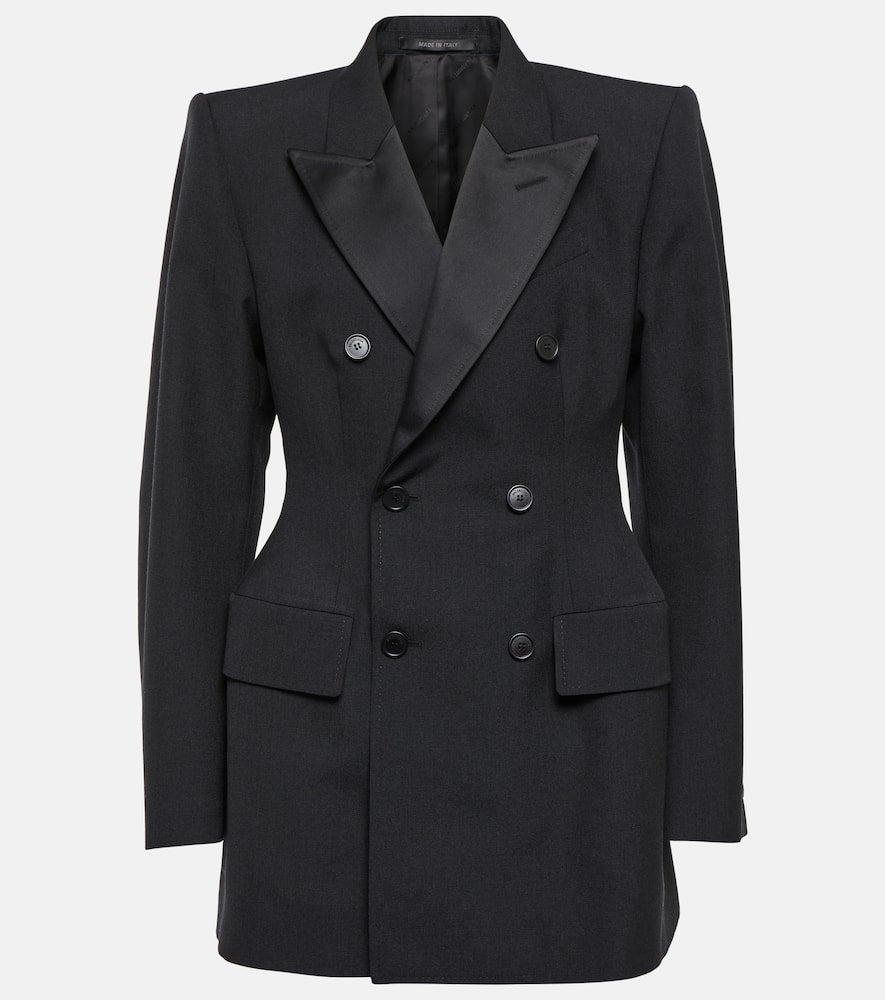Balenciaga Hourglass double-breasted wool blazer