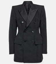 Balenciaga Hourglass double-breasted wool blazer - Balenciaga Hourglass 双排扣羊毛西装外套