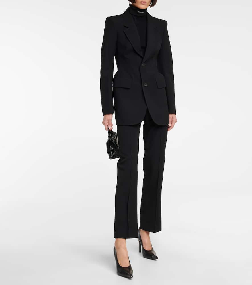 Balenciaga Hourglass virgin wool blazer