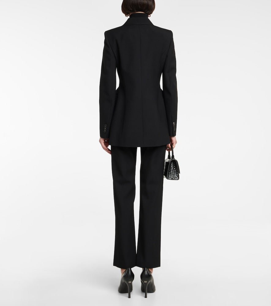 Balenciaga Hourglass virgin wool blazer