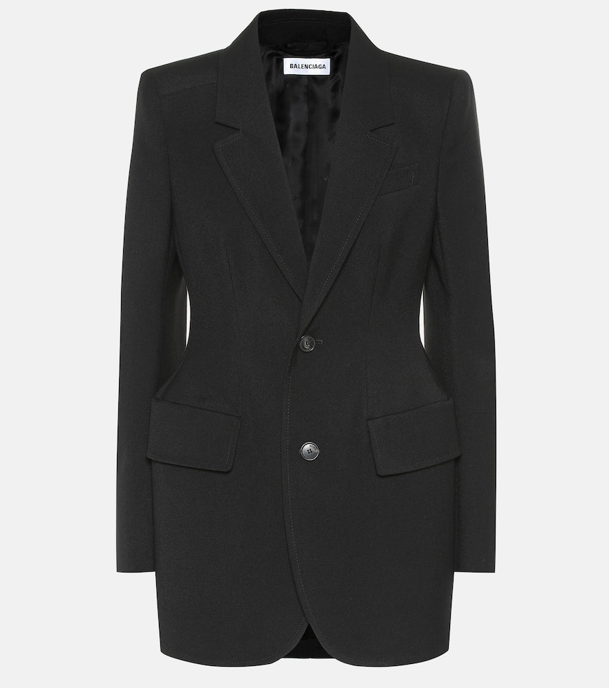 Balenciaga Hourglass virgin wool blazer - Balenciaga Hourglass 纯羊毛西装外套