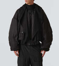 Balenciaga Incognito hooded bomber jacket