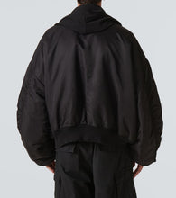 Balenciaga Incognito hooded bomber jacket