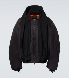 Balenciaga Incognito hooded bomber jacket