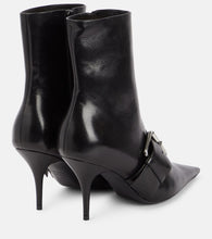 Balenciaga Knife 80 leather ankle boots