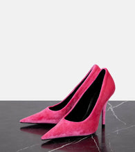 Balenciaga Knife velvet pumps