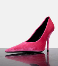 Balenciaga Knife velvet pumps