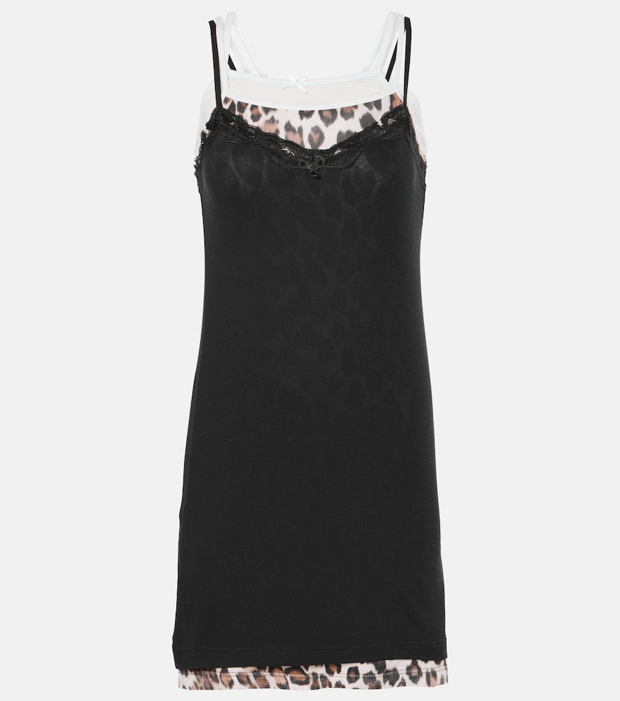 Balenciaga Layered minidress. Balenciaga 层叠迷你连衣裙