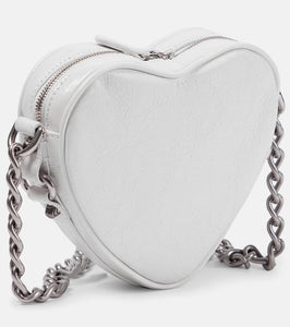 Balenciaga Le Cagole Heart Mini leather crossbody bag