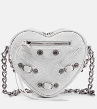 Balenciaga Le Cagole Heart Mini leather crossbody bag. Shop Balenciaga Shoulder Bags for women now.