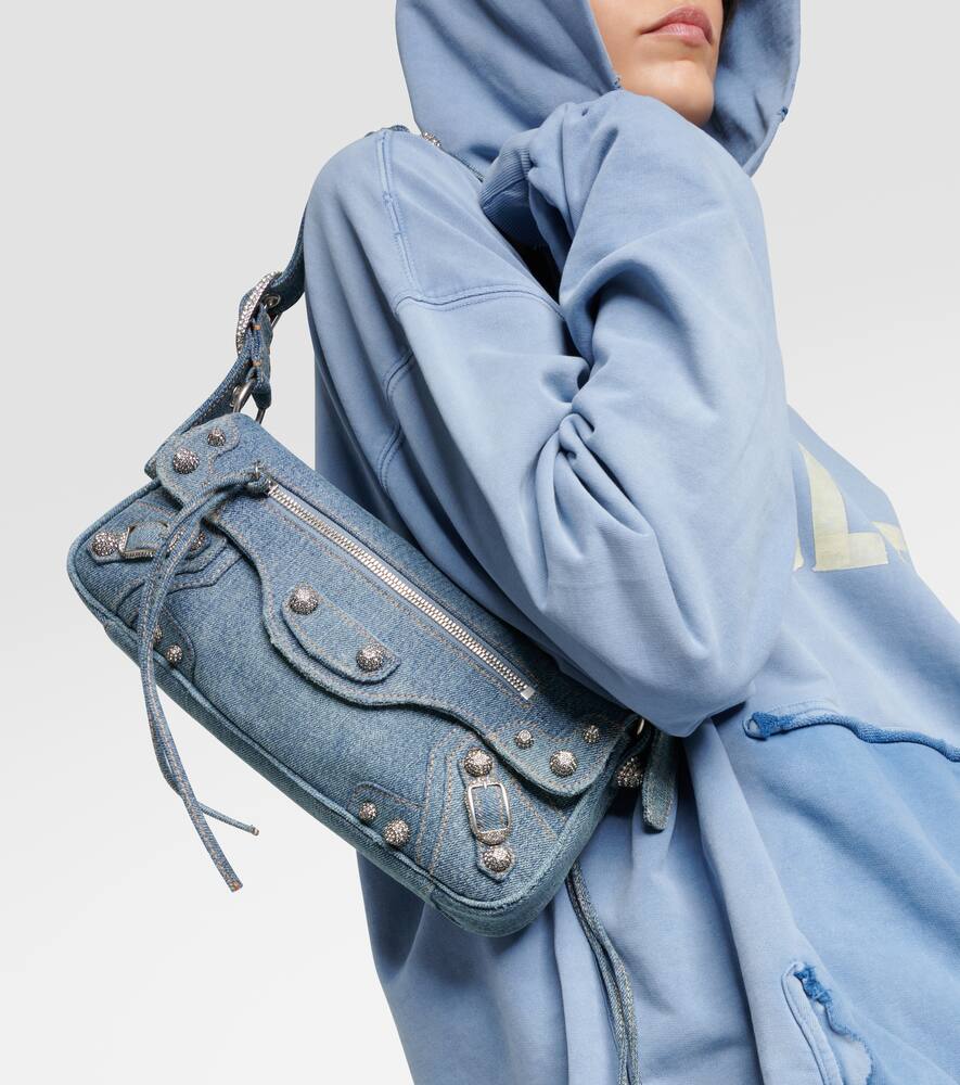 Balenciaga Le Cagole denim shoulder bag