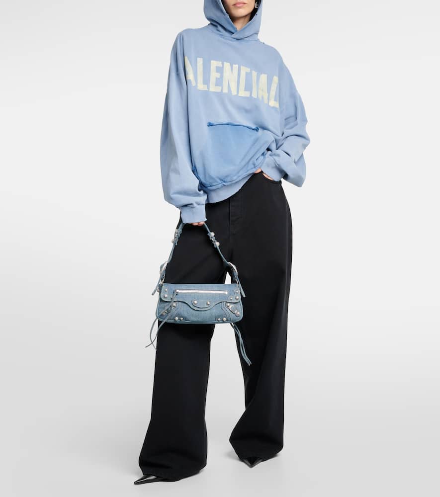 Balenciaga Le Cagole denim shoulder bag