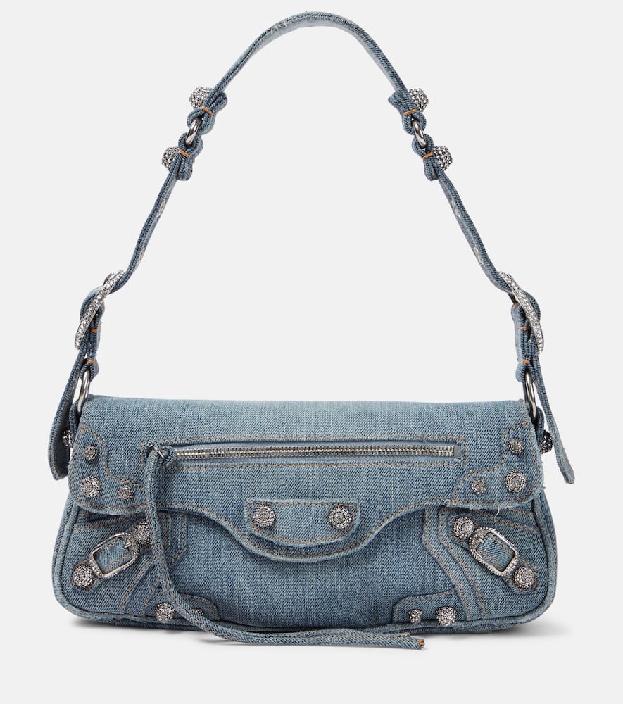 Balenciaga Le Cagole denim shoulder bag