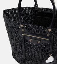 Balenciaga Le Cagole mesh shoulder bag