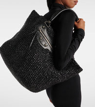 Balenciaga Le Cagole mesh shoulder bag