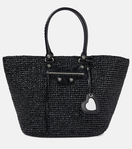 Balenciaga Le Cagole mesh shoulder bag. Shop Balenciaga Tote Bags for women now.