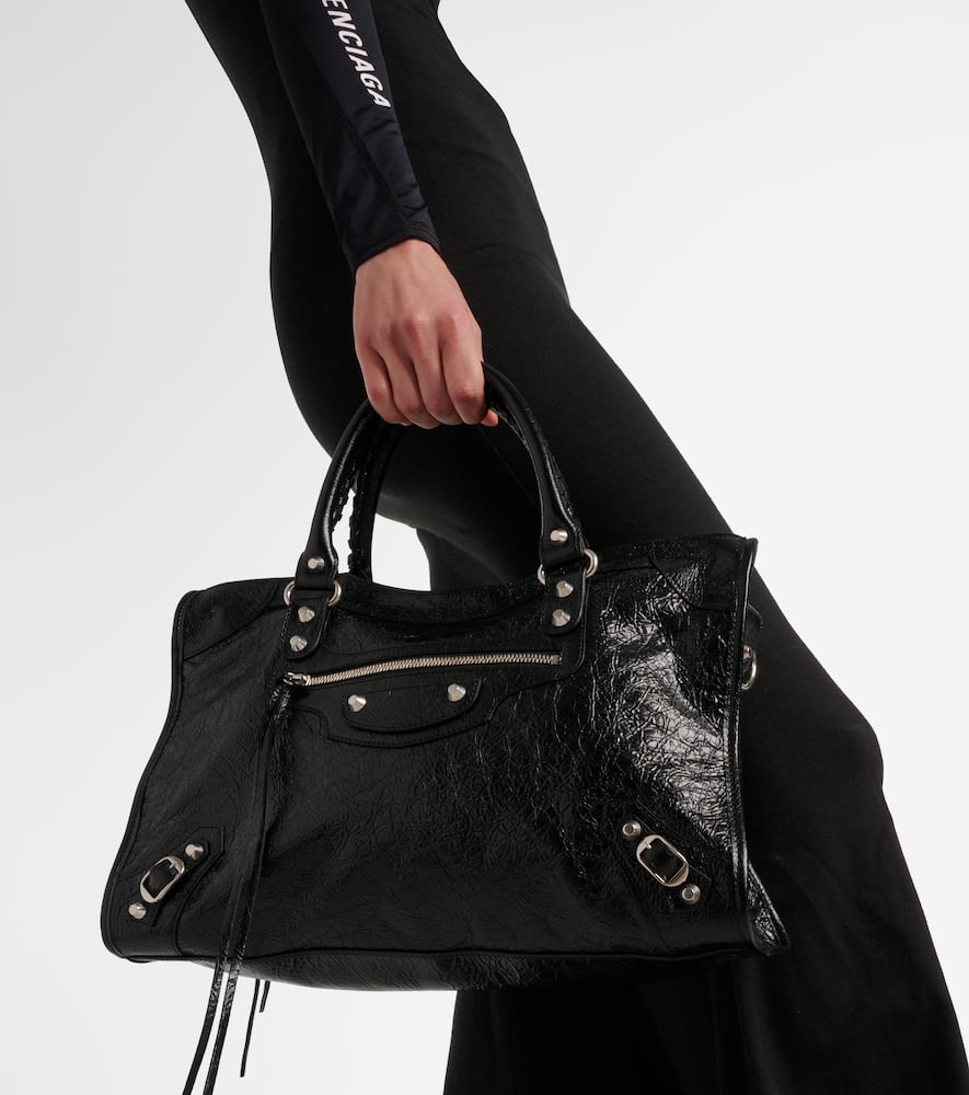 Balenciaga Le City Medium leather shoulder bag