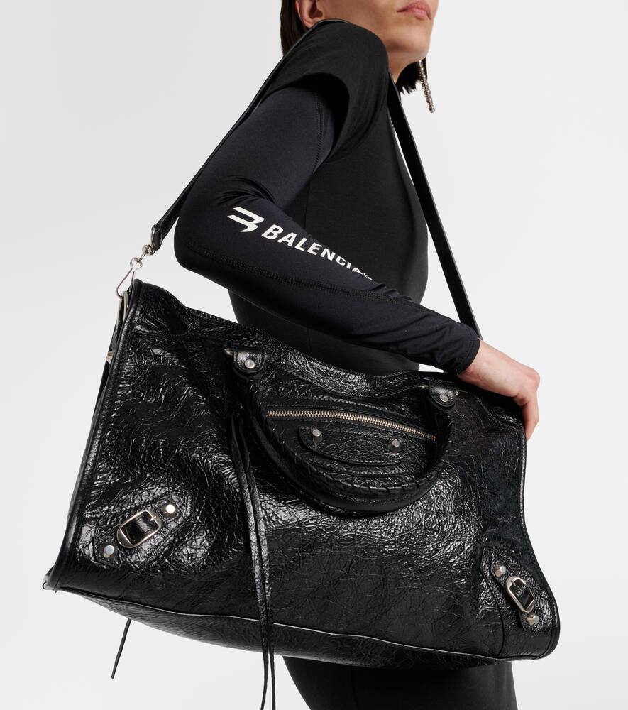 Balenciaga Le City Medium leather shoulder bag