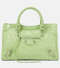 Balenciaga Le City Small leather shoulder bag. Shop Balenciaga Shoulder Bags for women now.
