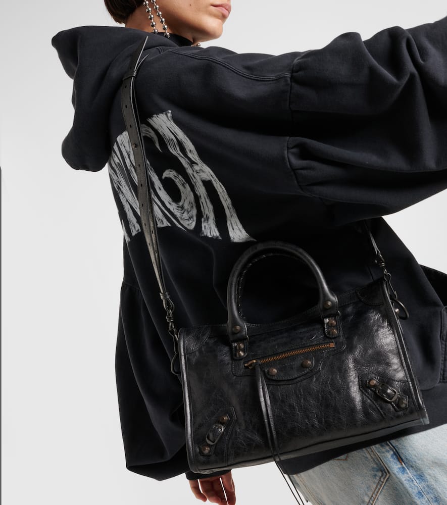 Balenciaga Le City Small leather tote bag