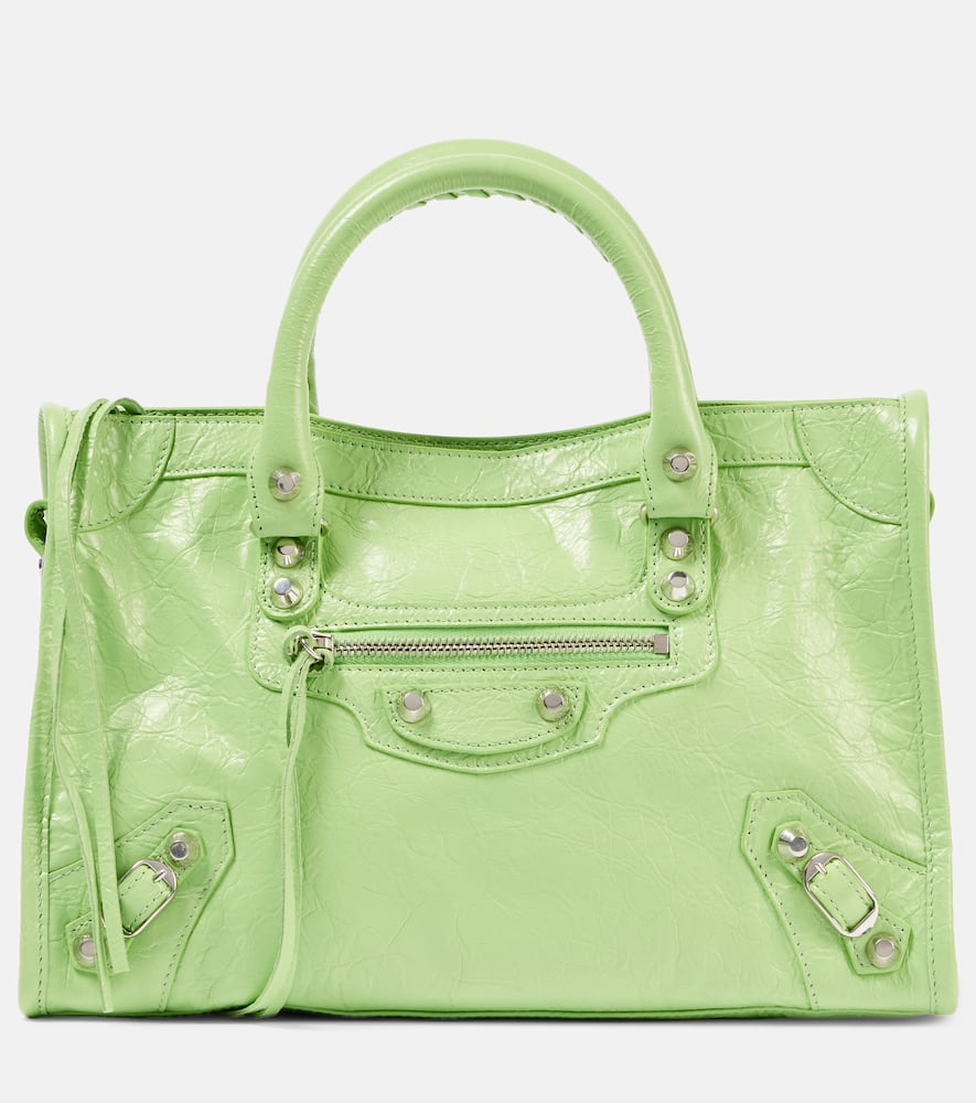 Balenciaga Le City Small leather tote bag. Shop Balenciaga Top-Handle Bags for women now.