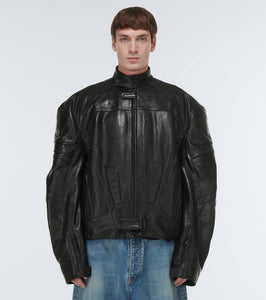 Balenciaga Leather biker jacket