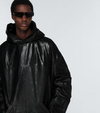 Balenciaga Leather pullover jacket