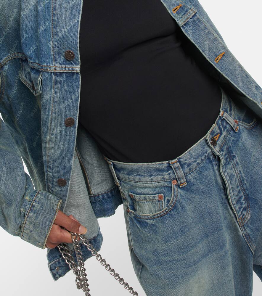 Balenciaga Logo denim jacket