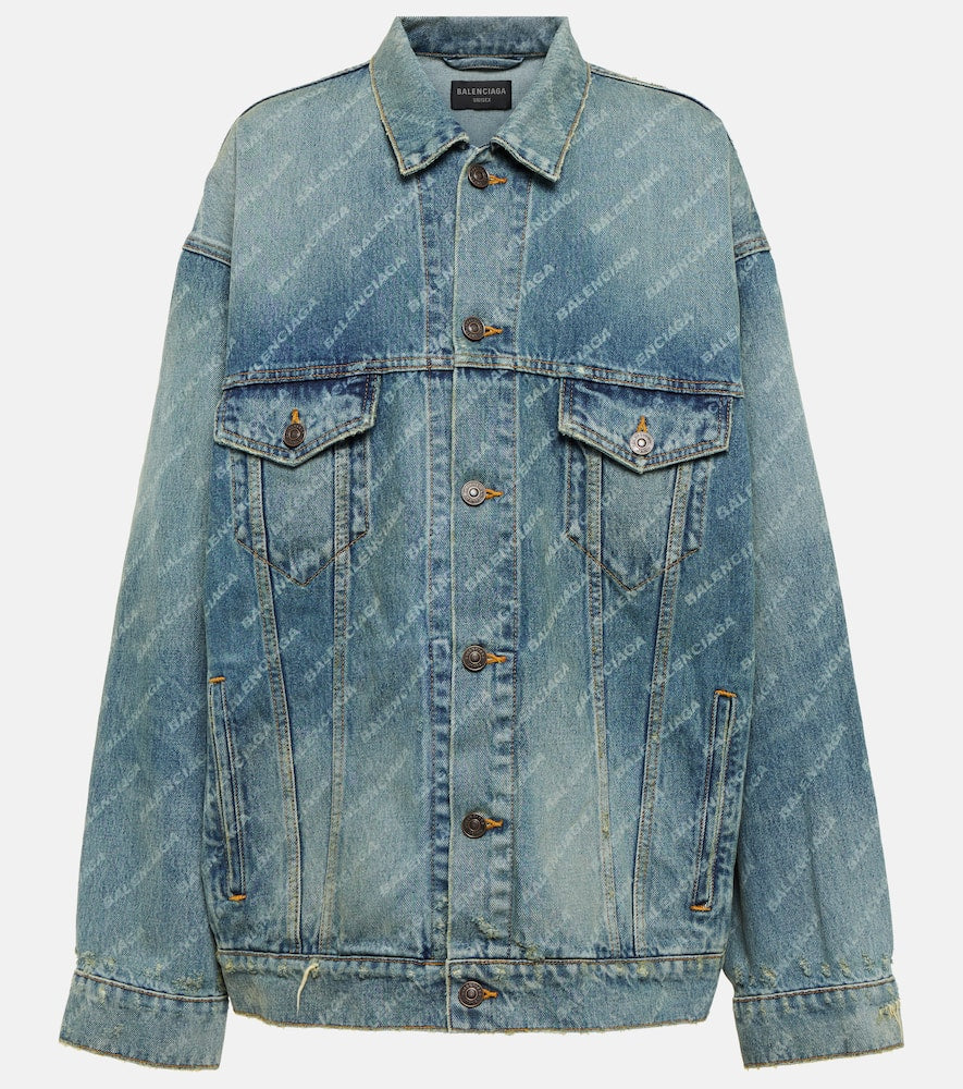 Balenciaga Logo denim jacket