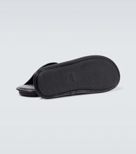 Balenciaga Logo leather slippers