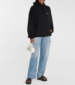 Balenciaga Logo rubber platform slides
