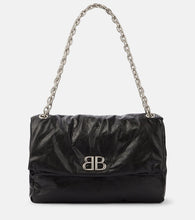 Balenciaga Monaco Medium leather shoulder bag. Shop Balenciaga Shoulder Bags for women now.