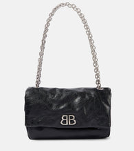 Balenciaga Monaco Medium leather shoulder bag. Shop Balenciaga Shoulder Bags for women now.
