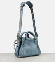 Balenciaga Neo Cagole XS denim shoulder bag