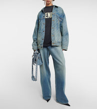 Balenciaga Neo Cagole XS denim shoulder bag