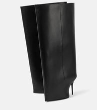 Balenciaga New Wander leather knee-high boots
