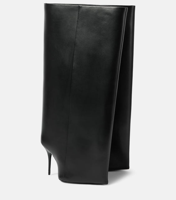 Balenciaga New Wander leather knee-high boots