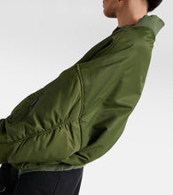 Balenciaga Off Shoulder technical bomber jacket