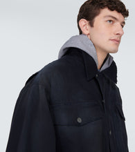 Balenciaga Oversized cotton gabardine parka