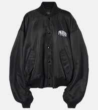 Balenciaga Paris satin varsity jacket - Balenciaga Paris 缎面棒球夹克