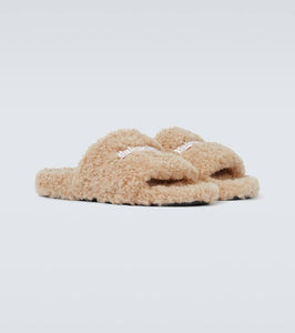 Balenciaga Political Campaign Furry slides