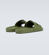 Balenciaga Pool logo rubber slides