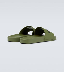 Balenciaga Pool logo rubber slides