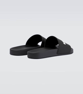 Balenciaga Pool logo rubber slides