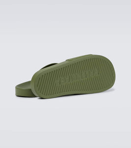Balenciaga Pool logo rubber slides