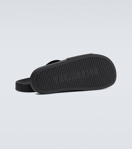 Balenciaga Pool logo rubber slides