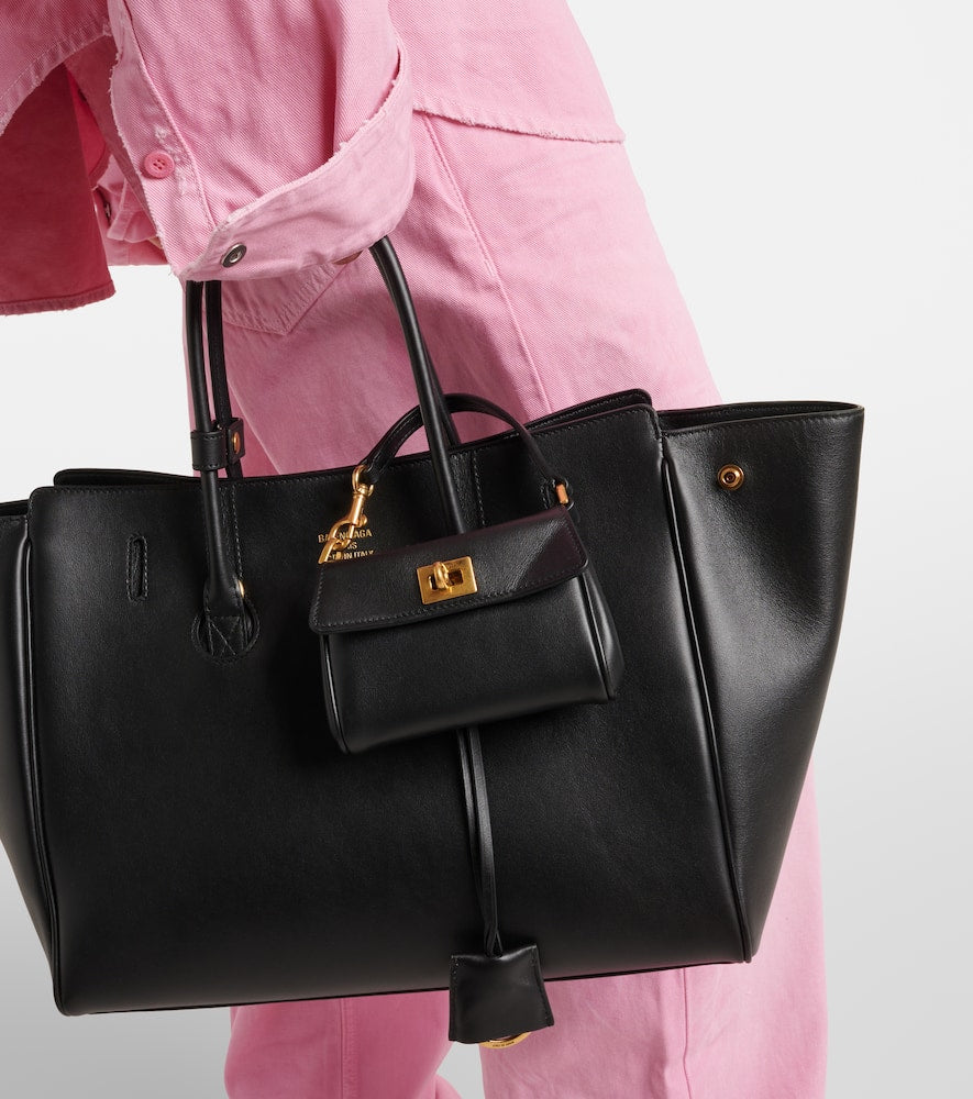Balenciaga Rodeo Nano leather tote bag